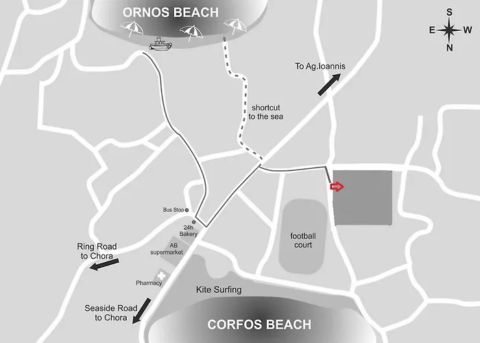 Appartamento Mykonian Style Pool House 1 W Night Security Guard *