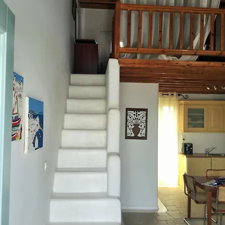 Mykonian Style Pool House 1 W Night Security Guard Lägenhet