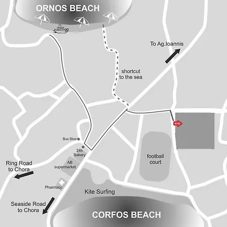 Lägenhet Mykonian Style Pool House 1 W Night Security Guard *